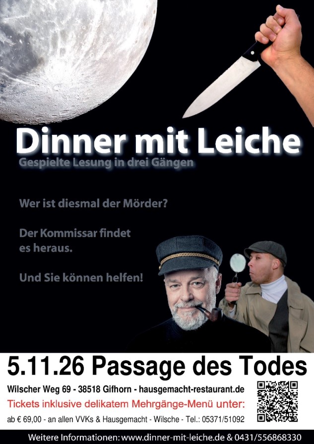 Dinner mit Leiche in Gifhorn _ Passage des Todes